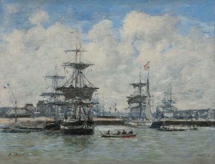 Le Port de Trouville (1875)
