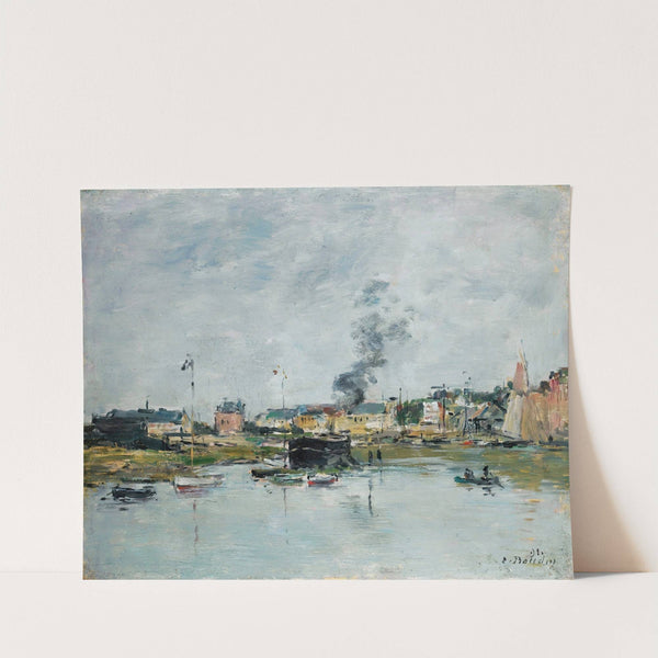 Le Port De Trouville (1891) by Eugène Boudin