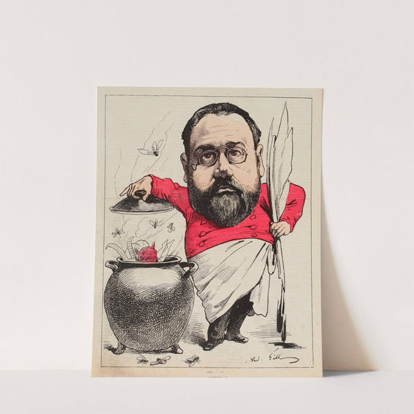 Le pot-bouille à Zola (1882) by André Gill