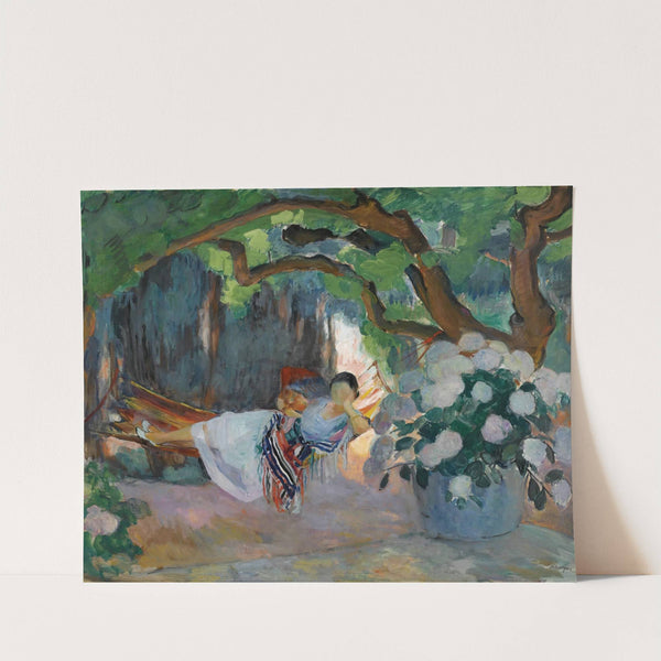 Le Pradet, Jeune Femme Au Hamac (Nono) by Henri Lebasque