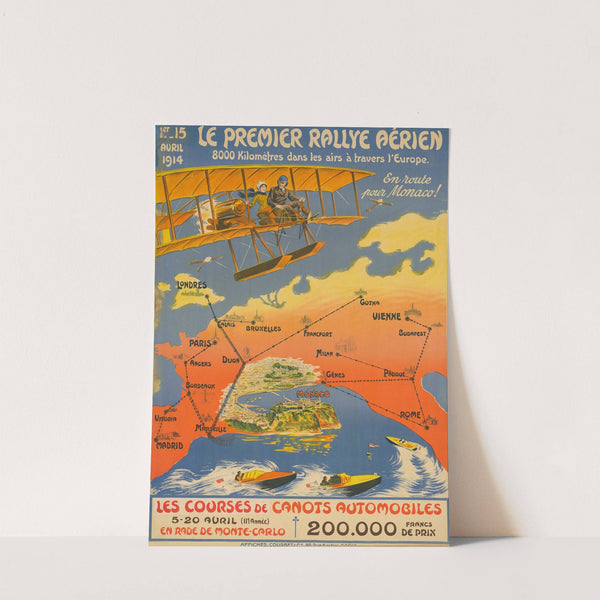 Le premier rallye aérien (1914) by Courbet & Cie.