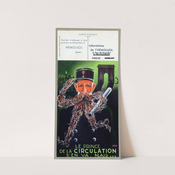 Le prince de la circulation s’en va, mais (1910-1950) by Laboratoires de l'''Hémoluol