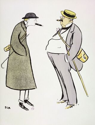 Le prince Pierre d’Arenberg et le comte Hallez-Claparède