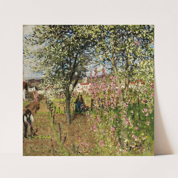 Le Printemps à Moret by Pierre-Eugène Montézin