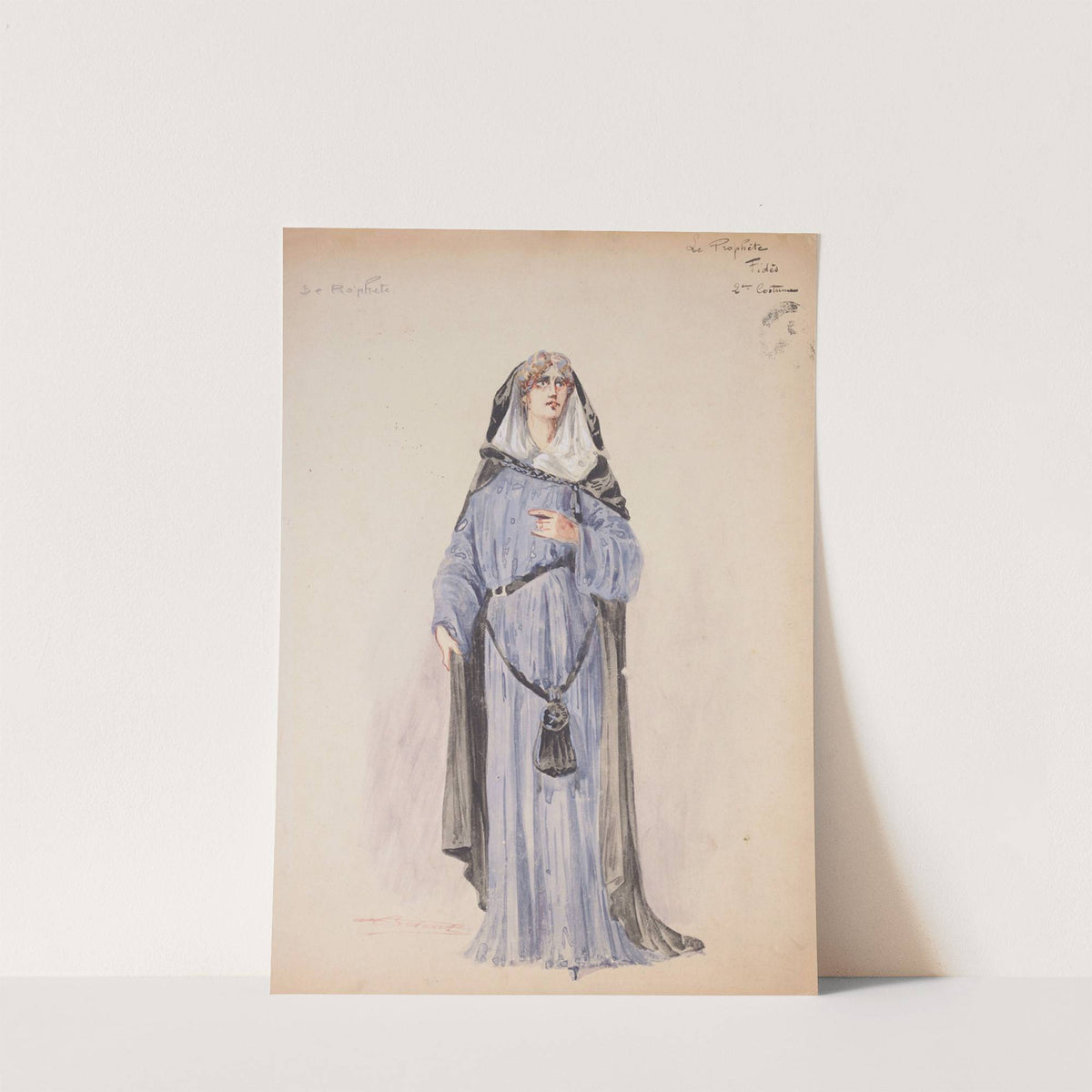 Le prophète – douze maquettes de costumes (1903) by Charles Bétout