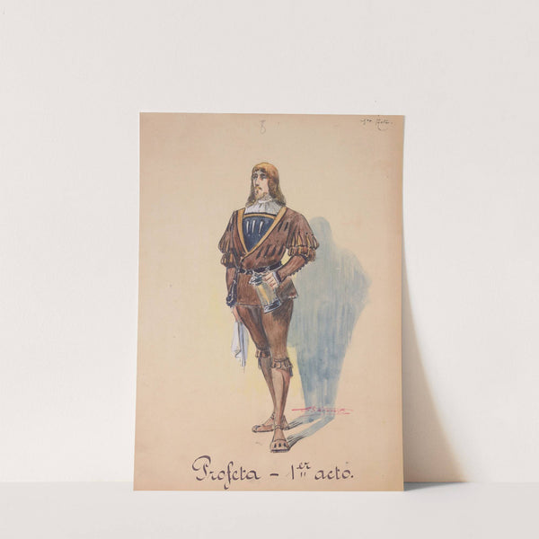 Le prophète – douze maquettes de costumes (1903) by Charles Bétout