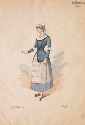 Le prophète – douze maquettes de costumes (1903) — size preview