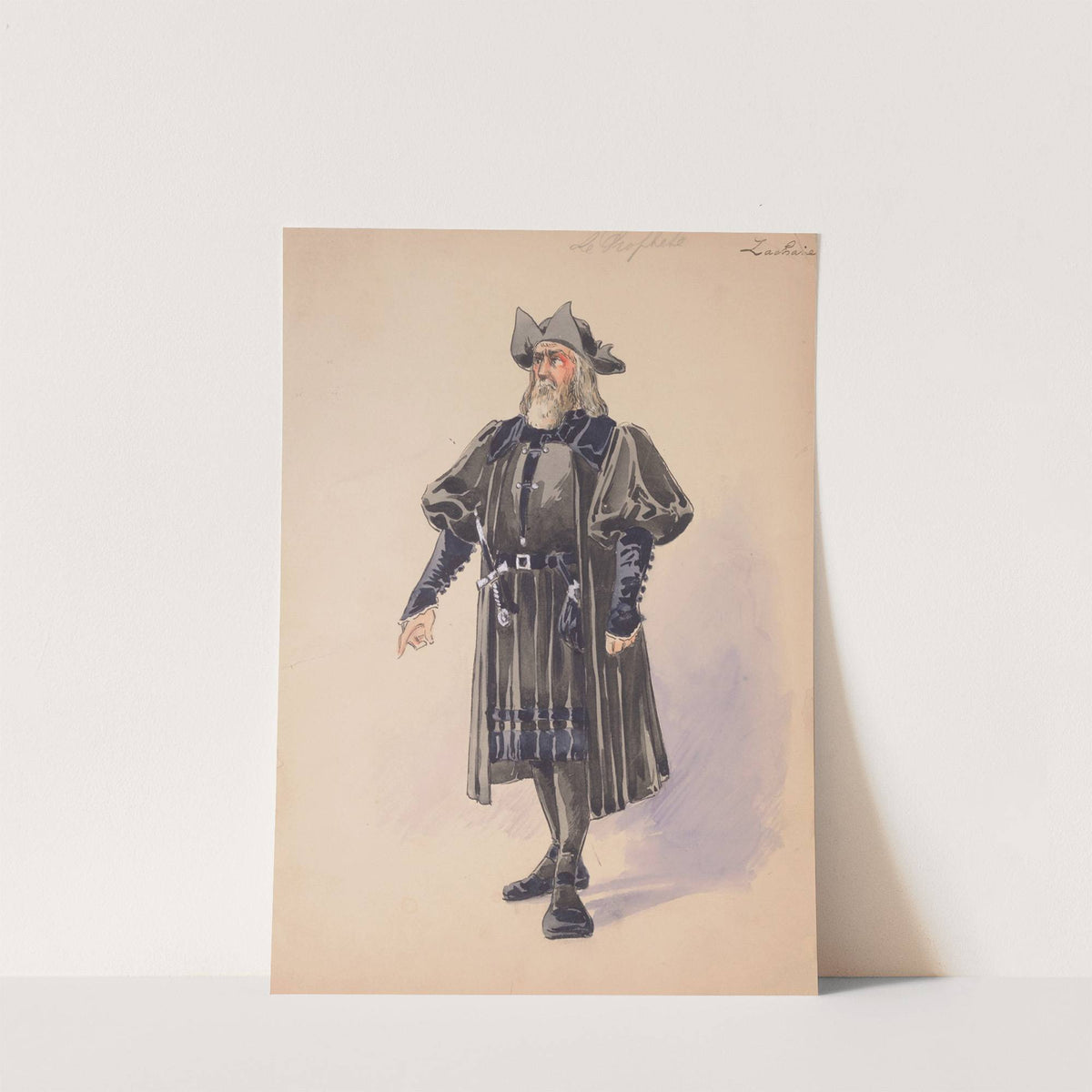 Le prophète – douze maquettes de costumes (1903) by Charles Bétout
