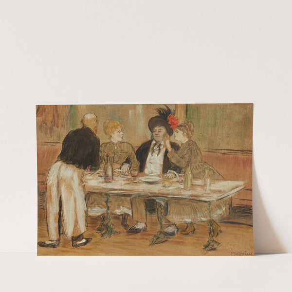 Le provincial à Paris by Jean François Raffaëlli