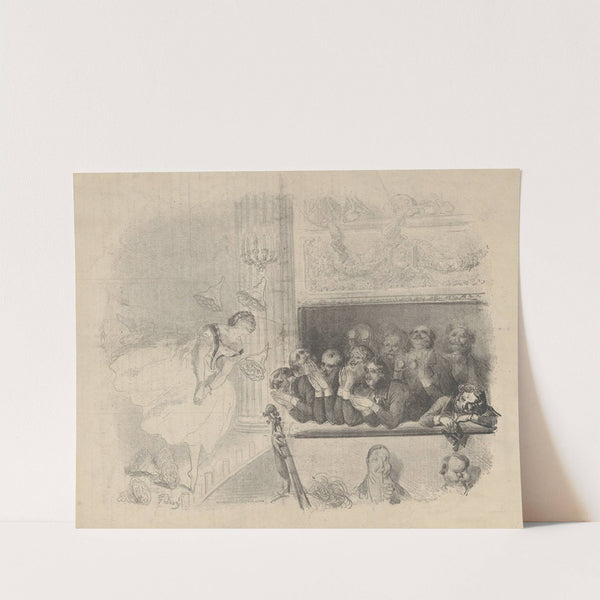 Le public de l’Opéra (1830-1859) by Gustave Doré
