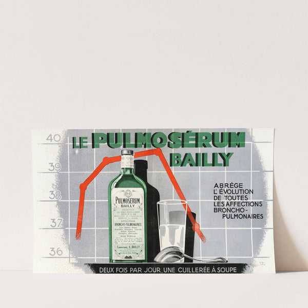 Le Pulmoserum (1910-1950) by Laboratoires Bailly