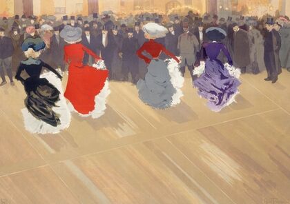 Le quadrille au Moulin-Rouge, 1902