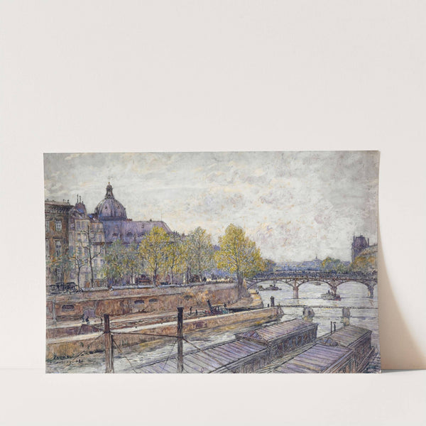 Le quai Conti et le pont des Arts by Frédéric Houbron