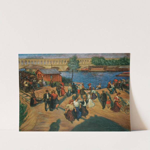 Le Quai De Javel by Gaston Prunier