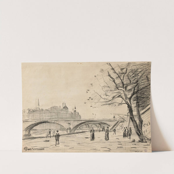 Le quai de l’horloge by Armand Guillaumin