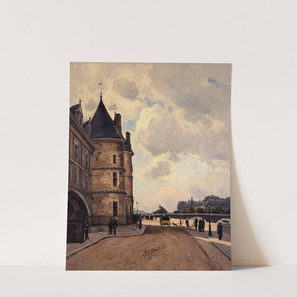 Le quai de l'Horloge by Paul Lecomte