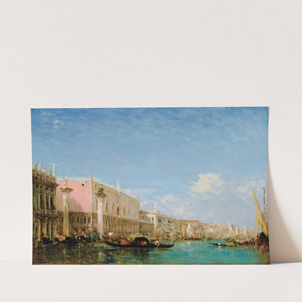 Le quai des esclaves, Venise by Félix Ziem