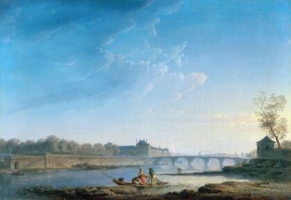 Le quai des Tuileries, le Pont-Royal, la Grenouillère — size preview