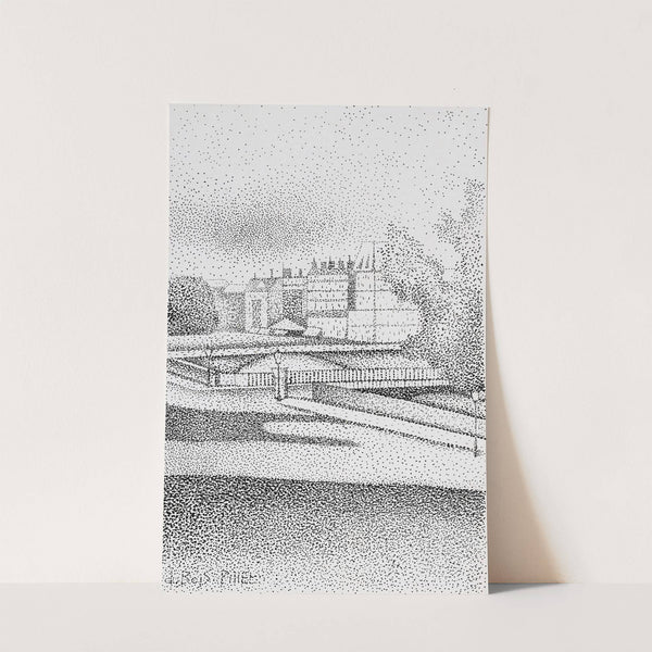 Le quai Montebello (Vue de Paris) by Albert Dubois-Pillet