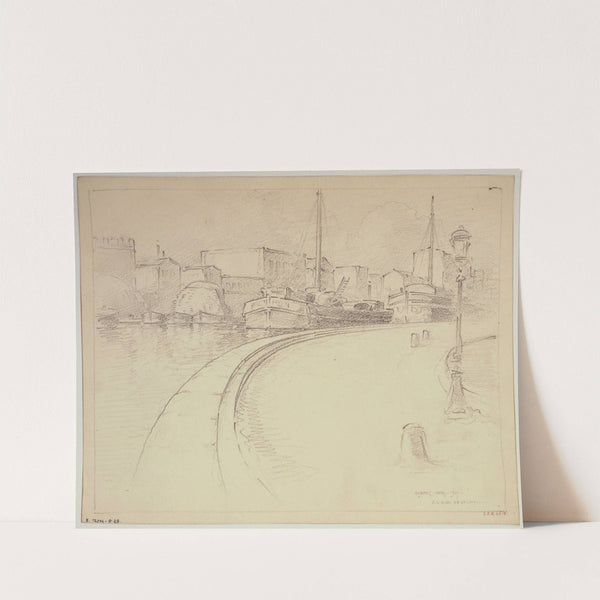 Le quai Valmy by Ferdinand Boberg