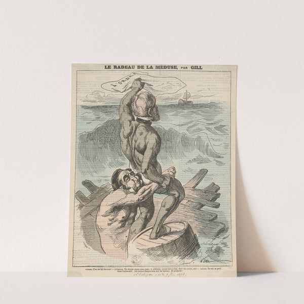 Le radeau de la Méduse (1872) by André Gill