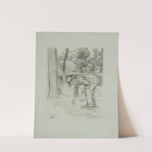 Le Ramasseur de châtaignes by Henri Delavallée