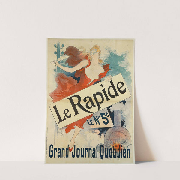 Le Rapide,Le Nº 5c., Grand Journal Quotidien (1892) by Jules Chéret