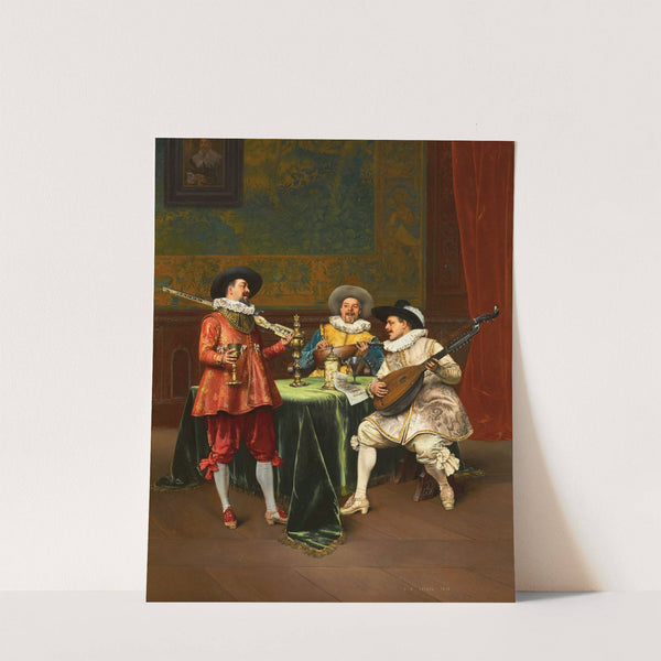 Le Récital (1893) by Adolphe-Alexandre Lesrel