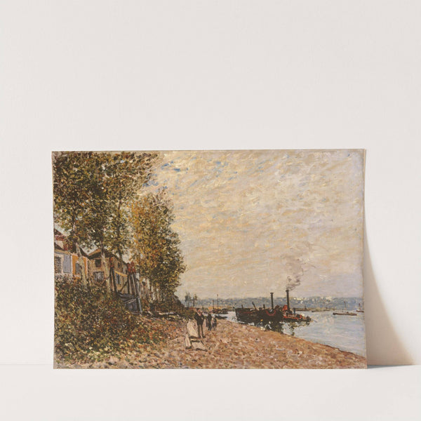 Le remorqueur, le Loing à Saint-Mammès (1883) by Alfred Sisley