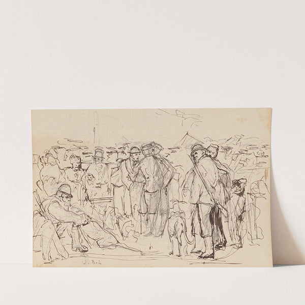 Le rendez-vous de chasse by Jules Bastien-Lepage