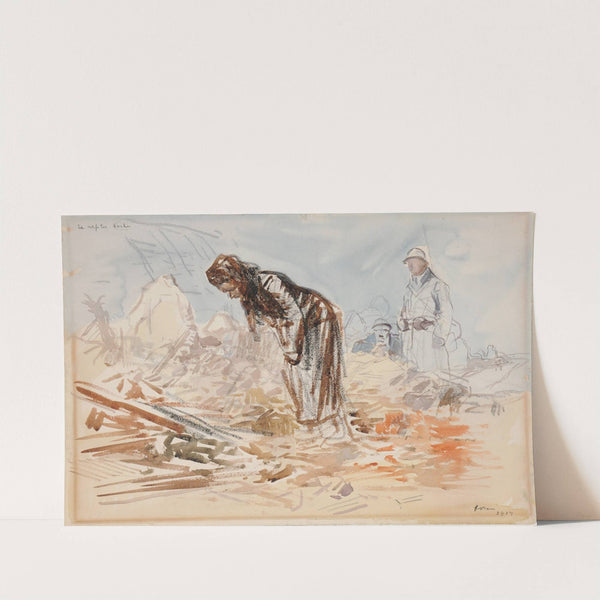 Le repli boche (1917) by Jean-Louis Forain
