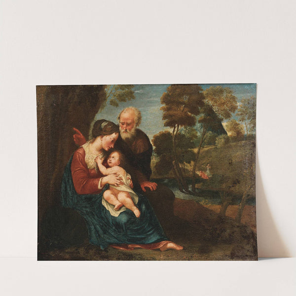 Le Repos De La Sainte Famille by Pasquale Rossi