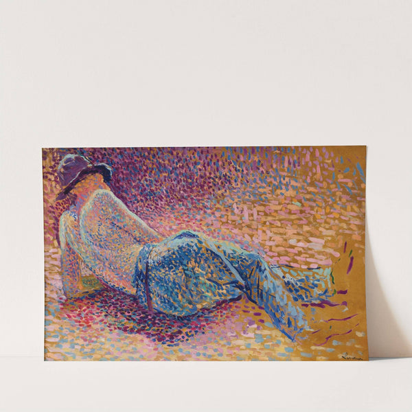 Le repos de l’ouvrier (circa 1888) by Maximilien Luce