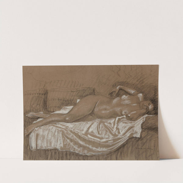Le repos du modèle by Théophile Alexandre Steinlen