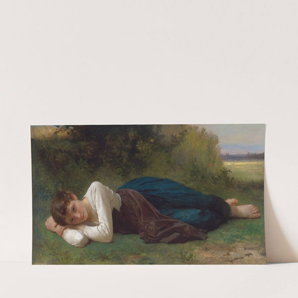 Le Repos (Jeune Fille Couchée) (1880) by William Bouguereau