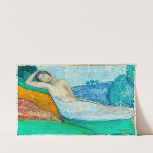Le Repos ou Sainte endormie ou Figure couchée (1889-1890) by Charles Filiger