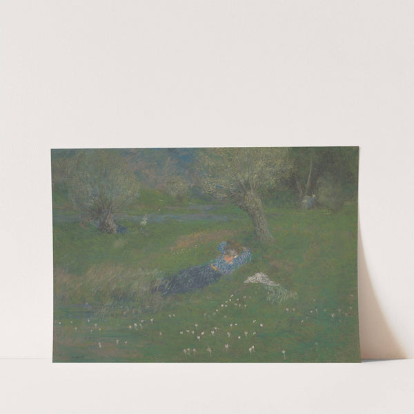 Le Repos sous l'arbre (Misia Natanson à Villeneuve-sur-Yonne) by Ker-Xavier Roussel