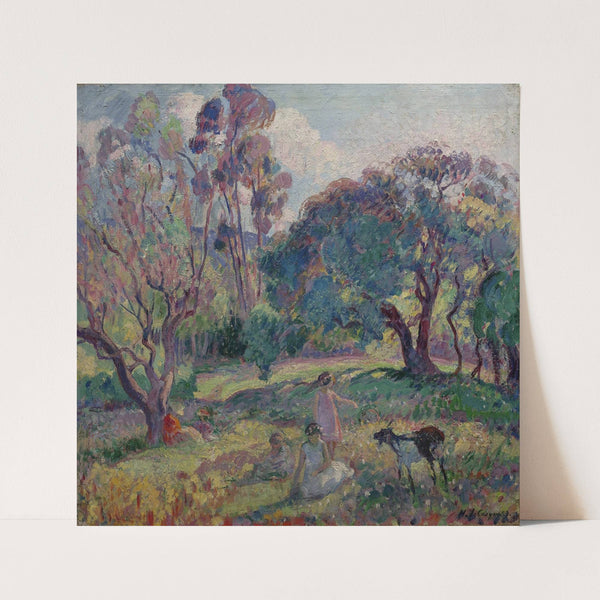 Le Repos sous les arbres (1909) by Henri Lebasque