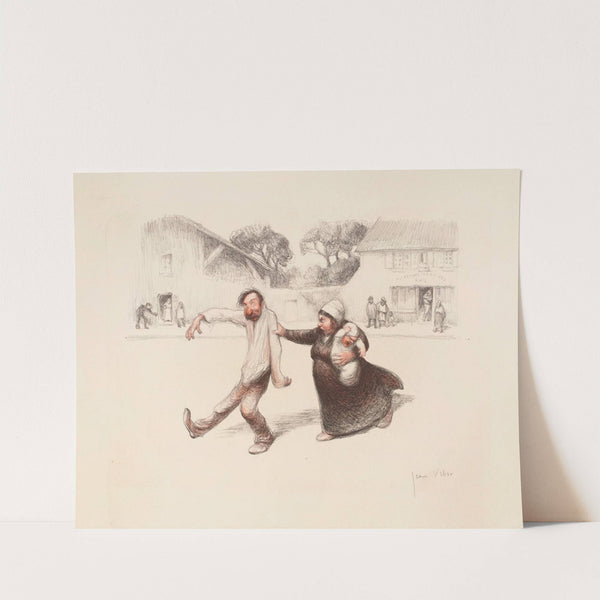 Le Retour au logis (1904) by Jean Veber