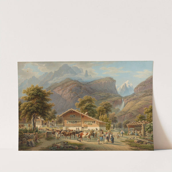 Le retour de l’Alpage (1915-1945) by Gabriel Lory the Younger