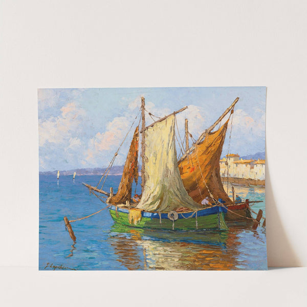 Le Retour Des Pêcheurs by Georgy Alexandrovich Lapchine