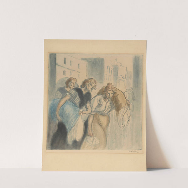 Le retour du lavoir (1902) by Théophile Alexandre Steinlen