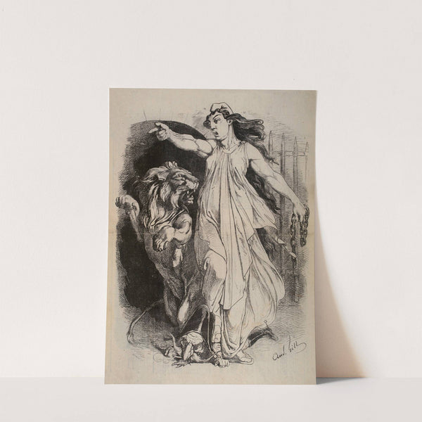 Le réveil du lion (1870) by André Gill