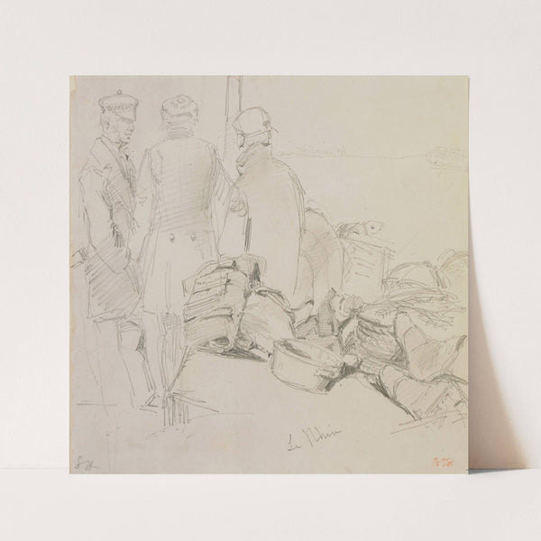 Le Rhin (1858) by James Abbott McNeill Whistler