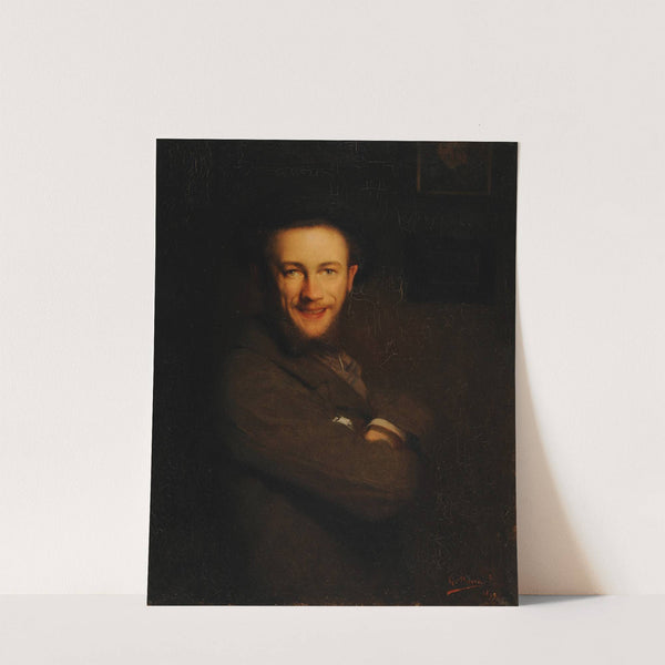 Le Rieur. Autoportrait by Gustave Pierre