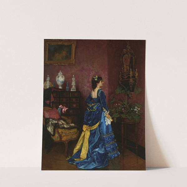 Le Robe Bleu by Auguste Toulmouche