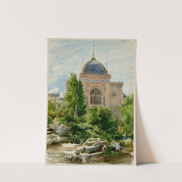 Le rocher au jardin du Trocadéro (1882) by Alexandre Prévost