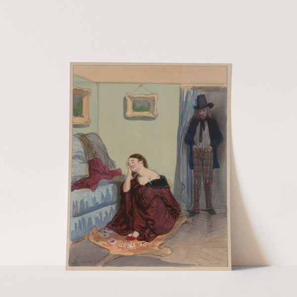 Le roi de trèfle en voyage by Paul Gavarni