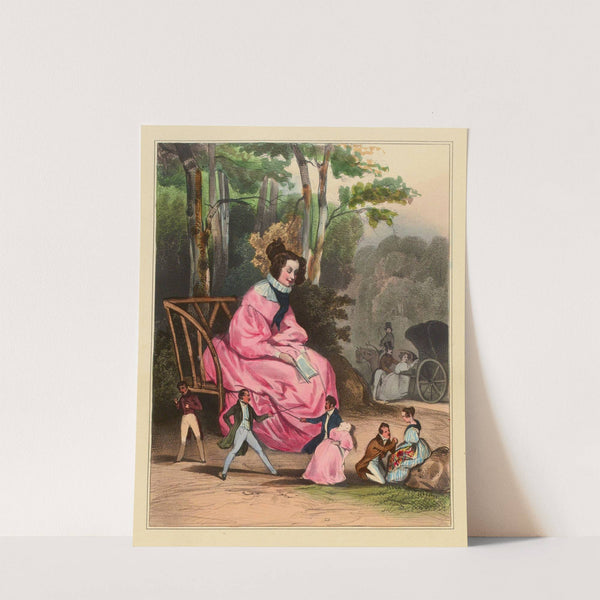 Le Roman (1833) by Honoré Daumier