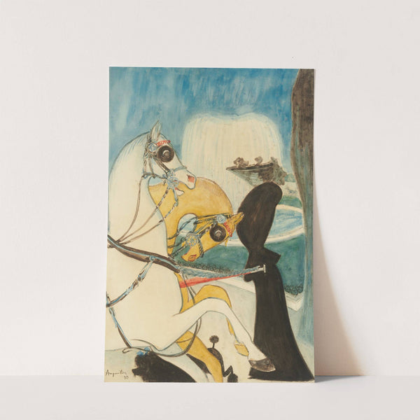 Le rond-point des Champs-Elysées by Louis Anquetin